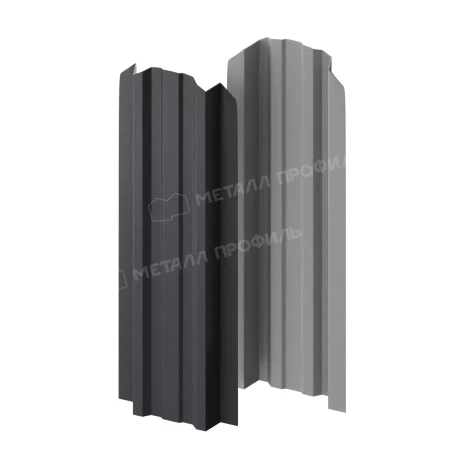 Прямоугольный Lane Viking E 0,5 RAL 7024 фигурный