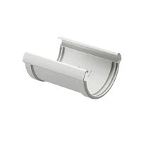 Соединитель желоба d-141 мм ПВХ Döcke Lux пломбир RAL 9003