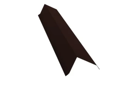 Планка торцевая Grand Line 80x100 0,5 Atlas цвет RAL 8017