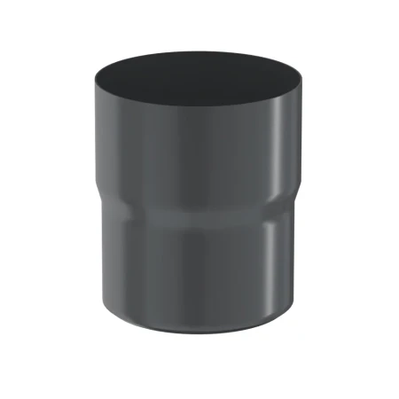 Соединитель трубы d-100 мм Aquasystem Premium Pural 0,6 RAL 7024