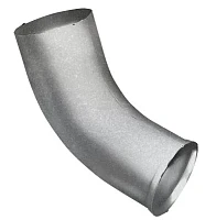 Колено стока d-90 мм 60 гр. Grand Line GL ZN 0,55 Оцинкованное