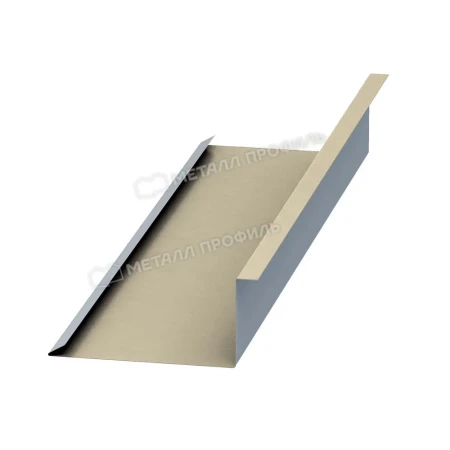 Планка примыкания нижняя Металл Профиль 250x122x2000 0,5 Norman цвет RAL 1015