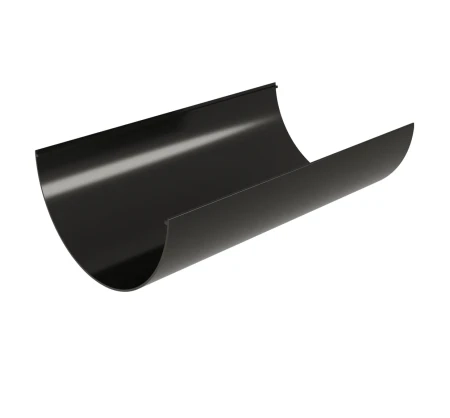 Желоб полукруглый ПВХ d-120 мм 3 м Grand Line Классика черный RAL 9005