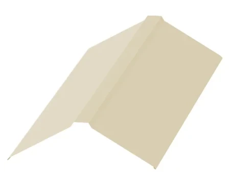 Планка конька плоского Металл Профиль 150x150x2000 0,45 Полиэстер цвет RAL 1015