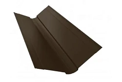 Планка ендовы верхней фигурной Grand Line 150x150 Velur 0,5