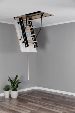 Чердачная люк-лестница Oman Складная комбинированная 3-х секционная Stallux   фото