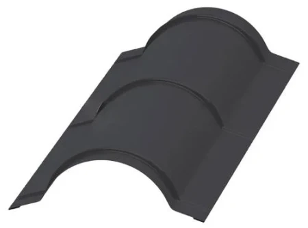 Планка конька круглого Металл Профиль R110x2000 0,50 PURETAN цвет RR 23