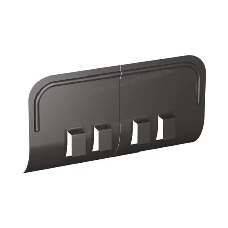 Ограничитель перелива Металл Профиль FORAMINA FREEZE Valori двухсторонний 0,6 DarkBrown