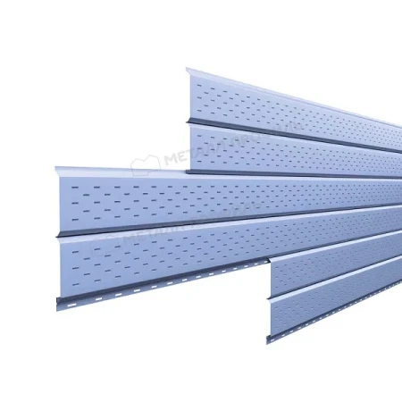 Металлический софит Металл Профиль Lбрус-XL Purman 0,5 с полной перфорацией Galmei