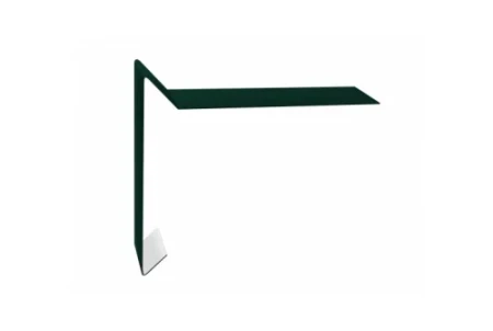 Планка ветровая для мягкой кровли Grand Line 100x20x100 0,45 Drap цвет RAL 6005