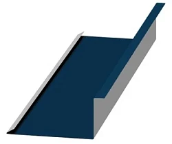 Планка примыкания нижняя Металл Профиль 250x122x2000 Puretan 0,5 Планка примыкания нижняя Металл Профиль 250x122x2000 Puretan 0,5