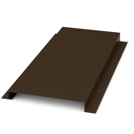 Линеарная панель Металл профиль Primepanel-О-Г 24х400 мм без руста полиэстер Ral 8017