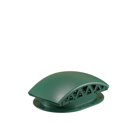 Кровельный вентиль (черепаха) для готовой мягкой и фальцевой кровли Viotto цвет зеленый (RAL 6005)