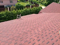 Монтаж кровли Shinglas Кантри Огайо, вид на скаты