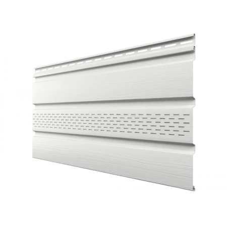 Виниловый софит Технониколь с частичной перфорацией жасмин Виниловый софит Технониколь с частичной перфорацией жасмин