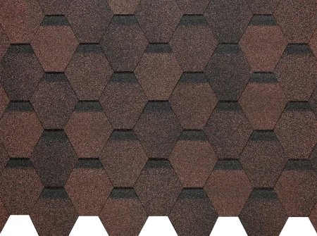 Шестигранник коричневый