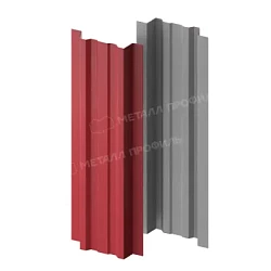 Штакетник Металл Профиль Прямоугольный Lane Viking 0,45 прямой