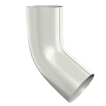 Колено трубы d-100 мм 60 гр Металл Профиль FORAMINA PUR Purman двухсторонний 0,6 RAL 9010