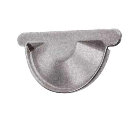 Заглушка желоба d-150 мм торцевая универсальная Grand Line Optima 0,55 Оцинкованная