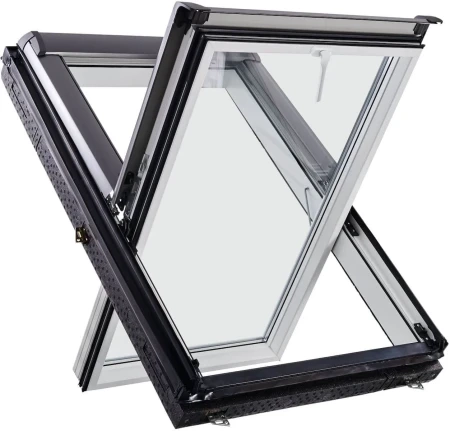Мансардное окно Roto Designo R49 K200   фото Мансардное окно Roto Designo R49 K200   фото