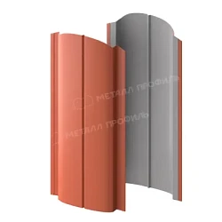 Штакетник Металл Профиль Круглый Ellipse Puretan 0,5 фигурный