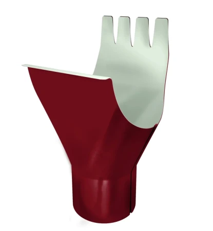 Воронка желоба d-125x90 мм Grand Line Optima Полиэстер двухсторонний 0,6 RAL 3005