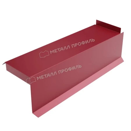 Планка сегментная торцевая правая Металл Профиль 350 мм 0,5 PURMAN цвет RAL 3005