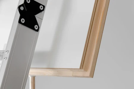 Чердачная люк-лестница Oman Алюминиевая складная 3-х секционная Alu Profi   фото