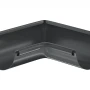 Угол желоба внутренний d-125 мм 90 гр Aquasystem Premium Pural Matt 0,6 RAL 7024