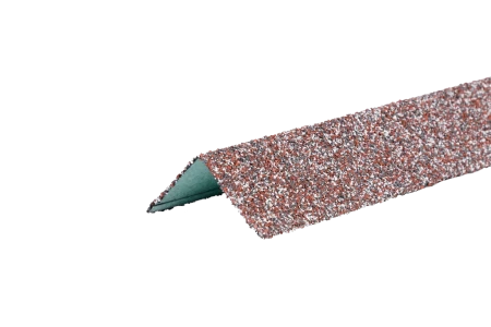 Уголок металлический наружный Hauberk (гранулят) мраморный