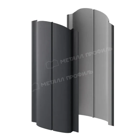 Круглый Ellipse Viking двусторонний 0,45 RAL 7024 фигурный