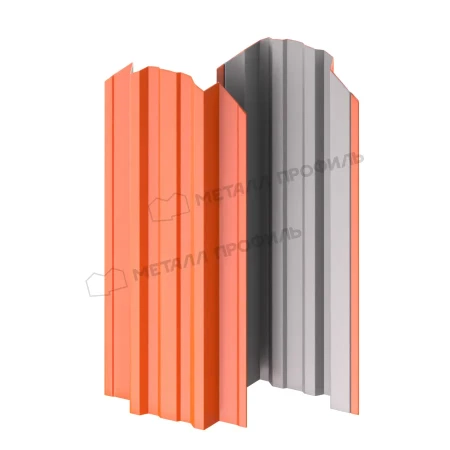 Прямоугольный Trapeze Полиэстер 0,45 RAL 2004 фигурный