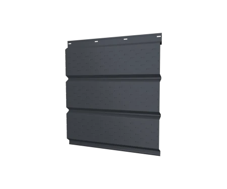 Металлический софит Grand Line Металлический софит  Rooftop Matte (Стальной бархат) 0,5 с полной перфорацией   фото