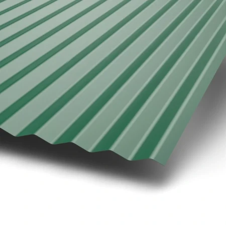 МП-18 (гофра) Полиэстер 0,45 Ral 6005