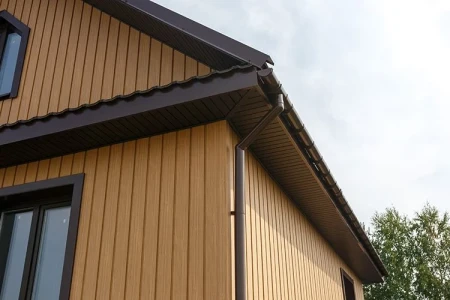 Виниловый софит Grand Line T4 Классика с полной перфорацией коричневый