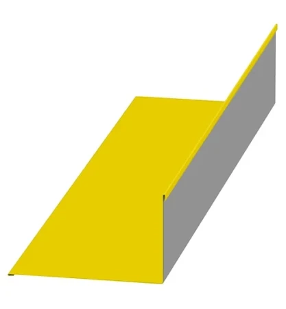 Планка примыкания верхняя Металл Профиль 250x147x2000 0,45 Полиэстер цвет RAL 1018