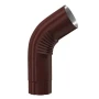 Колено трубы d-150 мм 60 гр. Металл Профиль Проект Полиэстер 0,5 RAL 8017