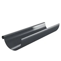 Желоб водосточный d-125 мм 3 м Металл Профиль FORAMINA PUR Purman двухсторонний 0,5 RAL 7024