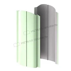 Штакетник Металл Профиль Круглый Ellipse Norman 0,5 фигурный