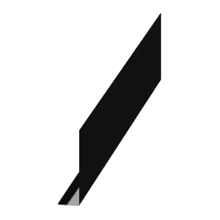 Планка карнизного свеса Металл Профиль 250x50x2000 0,5 PURMAN цвет RAL 9005