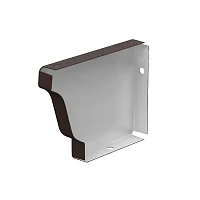 Заглушка желоба левая 120x86 мм Металл Профиль Бюджет Полиэстер 0,5 RR 32