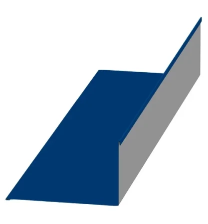 Планка примыкания верхняя Металл Профиль 250x147x2000 0,50 PURMAN цвет RAL 5005