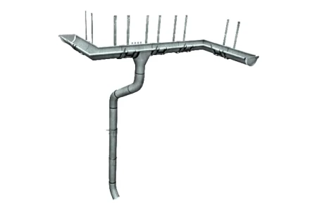 Желоб полукруглый d-150 мм 3 м Grand Line Optima 0,55 Оцинкованный