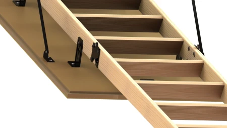 Чердачная люк-лестница Oman складная 3-х секционная Standard   фото