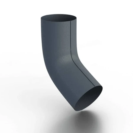 Колено трубы d-100 мм 60 гр. Металл Профиль FORAMINA FREEZE Valori двухсторонний 0,6 Grey