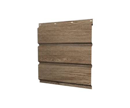 Металлический софит Grand Line Print Elite 0,45 с полной перфорацией White Wood